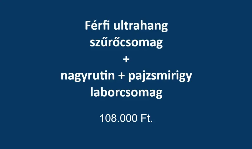 ultrahang+labor kombinált csomag