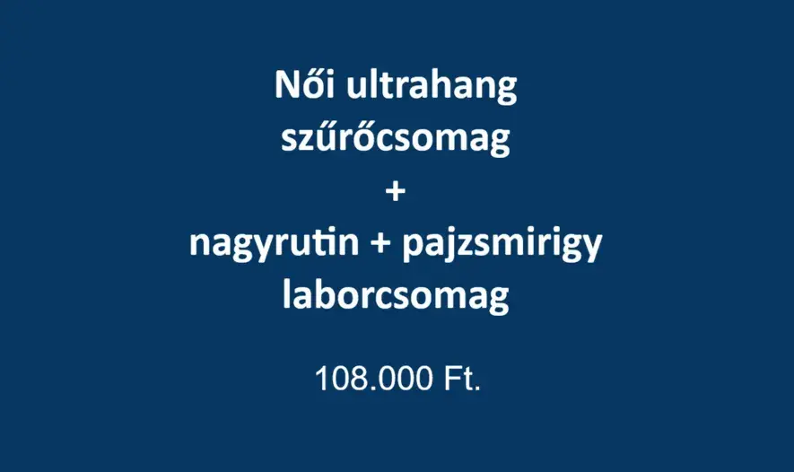ultrahang+labor kombinált csomag