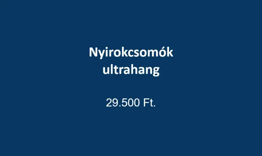 nyirokcsomok ultrahang vizsgálat