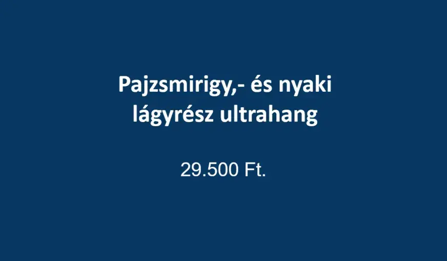 pajzsmirigy ultrahang vizsgálat