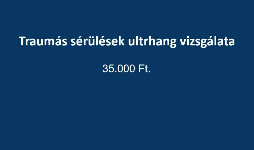 ultrahang vizsgálat